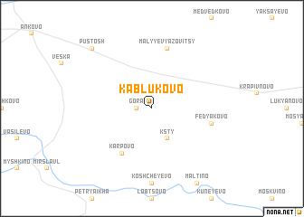 map of Kablukovo