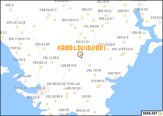 map of Kabolovi Dvori