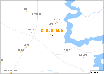 map of Kabonwele