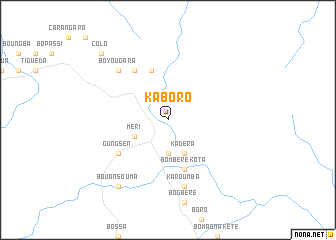 map of Kaboro