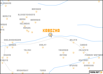 map of Kabozha