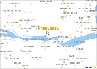 map of Kabul Khel