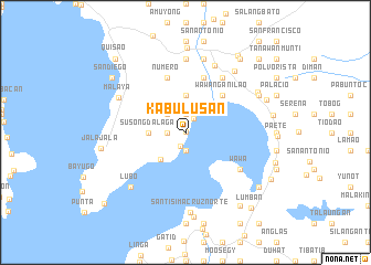 map of Kabulusan