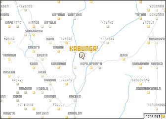 map of Kabunga