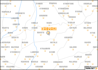 map of Kabwami