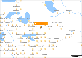 map of Kabwana