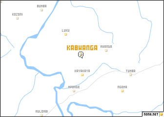 map of Kabwanga