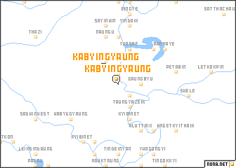 map of Kabyingyaung