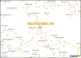 map of Kačareva Dolina