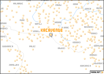 map of Kačavende
