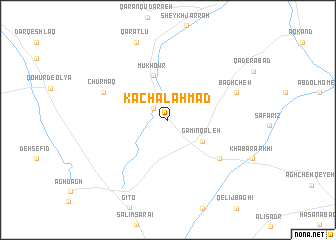 map of Kachal Aḩmad