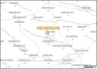 map of Kachanovka