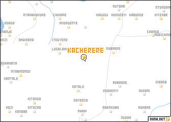 map of Kacherere