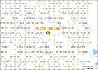 map of Kāchhārpur