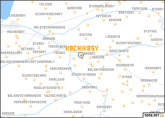 map of Kachikasy