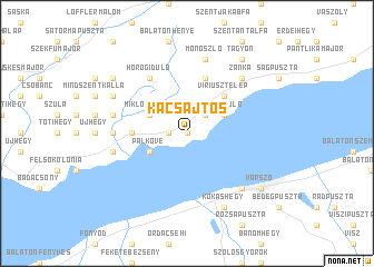 map of Kacsajtos