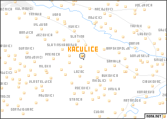 map of Kačulice