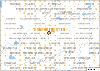 map of Kadahatawatta