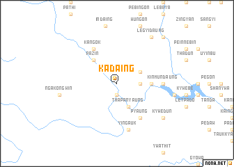 map of Kadaing