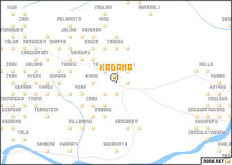 map of Kadama