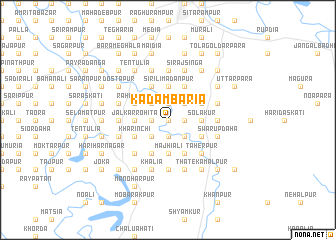 map of Kadambāria