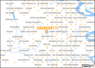 map of Kadampatti