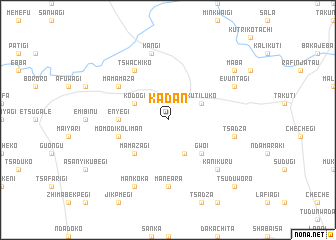 map of Kadan