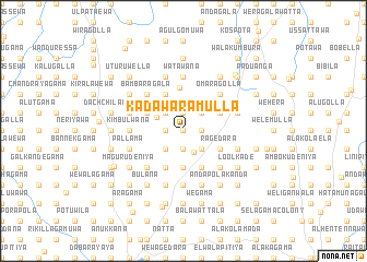 map of Kadawaramulla