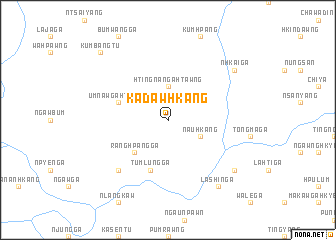 map of Kadawhkang