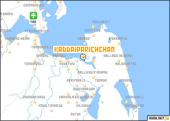 map of Kaddaiparichchan