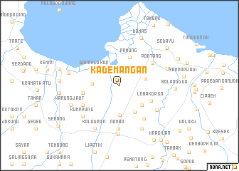 map of Kademangan