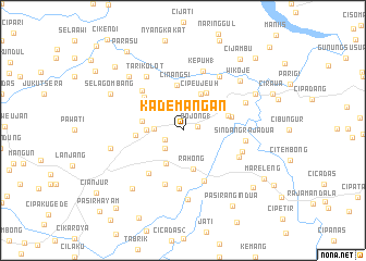 map of Kademangan