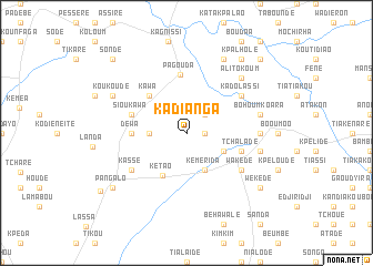 map of Kadianga