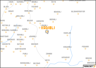 map of Kadibli