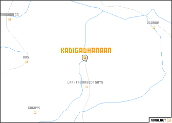 map of Kadiga Dhanaan