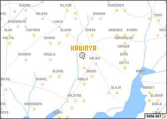 map of Kadinya