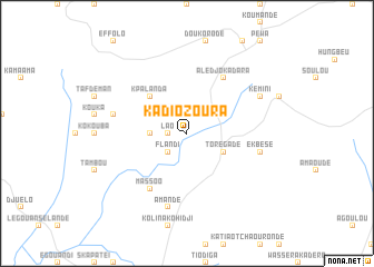 map of Kadiozoura