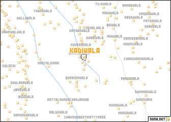 map of Kadiwāla