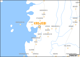 map of Kadjebi