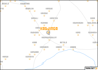 map of Kadjinga