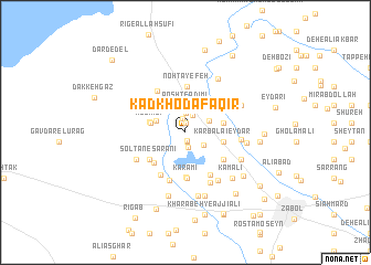 map of Kadkhodā Faqīr
