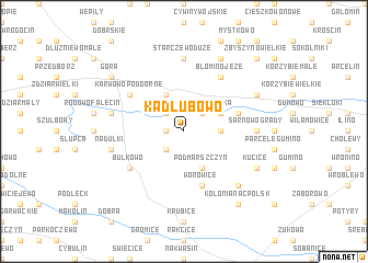 map of Kadłubowo