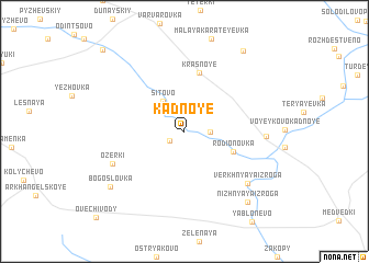 map of Kadnoye