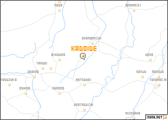 map of Kadoide