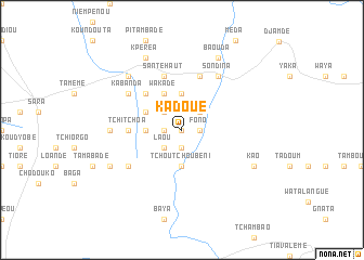 map of Kadoué