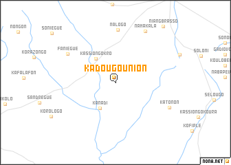 map of Kadougounion