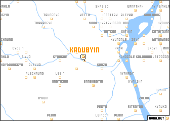 map of Kadubyin