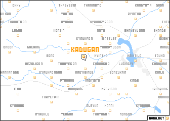 map of Kadugan