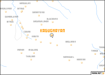 map of Kadugmayan