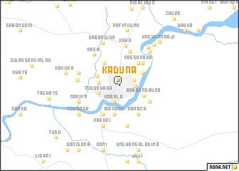 map of Kaduna